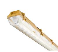 110V IP65 1x58W 5ft Single HF Non-Corrosive Fluorescent Fitting with Emergency