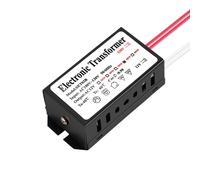 110V to 12V 60W Halogen Light Power Supply Converter Electronic Transformer Black