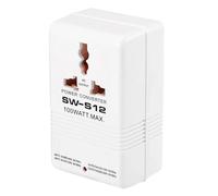 110V to 220V Step Up & Down Power Voltage Converter Watt Transformer for Travel (White, 100W)