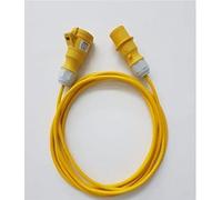 110V Yellow 1.5mm Arctic Grade Extension Lead 16 Amp Rated - Ideal for Industrial and Commercial Use - 5 Metre Length