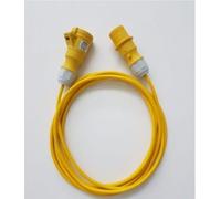110V Yellow 2.5mm Arctic Grade Extension Lead 16 Amp Rated - Ideal for Industrial and Commercial Use - 25 Metre Length