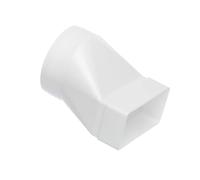 110x55mm -Ø 100mm Flat Rectangular to Round Ducting Adapter - Duct Connector