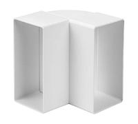 110x55mm Duct Connector - 90° Vertical Elbow Bend - Rectangular Flat PVC Ducting