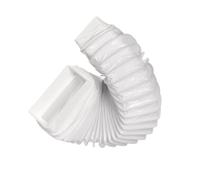 110x55mm Flexible Duct with Connectors - Rectangular Flat PVC Ducting