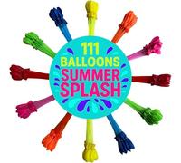 111 PCS Water Balloons - Rapid-Filling Self-Sealing Colorful Water Bombs for Summer Fun Outdoor Toys |Balloon for the Whole Family, Kids & Adult