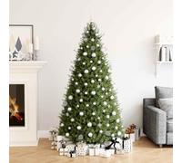 111-Piece Christmas Bauble Set, Silver Polystyrene with 3 Sizes 3-6 cm, Stars, Snowflakes, Christmas Tree Topper, Lightweight Tree Decoration for Christmas Decoration, Window, Wreath, Living Room