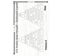 111 Pocket Math Pyramid Volume 2 - Horizontal Layout: Easy Level Addition Plus Sum Subtraction Minus Game Puzzle Book Full Solutions | Arithmetic Mathematics Fun | Small Travel Size | Only 4"x6"