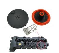 11127548196 New Engine PCV Valve Cover Repair Kit Valve Cap with Membrane N53, for BMW, E90 E91 E92 E93 E60 E61 F10 F11 E63 E64 Pcv Valve Cover,