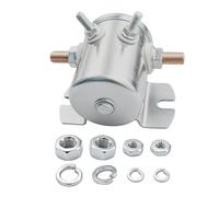 1114208 12VDC Solenoid Relay Max 300A 12 Volt Duty Solenoid Relay 4-Terminal with Resistor and Diode Replacement for Golf Carts Winch Marine in Rush Nickel Plating 70-111224 3635820