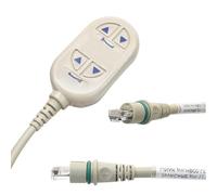 1115288 Bed Remote Controller for Invacare 5310IVC Semi Electric Homecare Bed, Replacement for Invacare 5310IVC Full Electric Homecare, Inclusion 6 Way 10-Pin Phone Style Connector, 2 Years Warranty