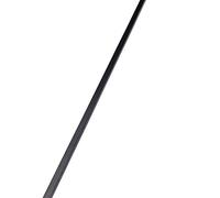 1118mm Straight Matte Black Stair Spindle - 13mm Mild Steel Baluster - Modern Railing Insert for Stairs & Landings - Powder-Coated Black Finish - Ashgill - Box of 30 Spindles