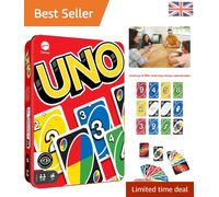 112 Cards of Classic UNO in Eco-Friendly Tin - Gift for Kids and Adults