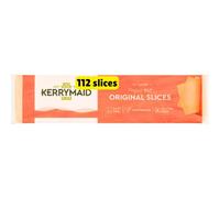 112 Kerrymaids Perfect Melt Cheese Slices, Gluten Free (1 Pack)