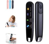 112 Language Translation Scanning Reading Pen, Arbitrbilogy Translation Scanning Reading Pen, Upgraded Translation Scanning Pen, Digital for Language Learners Business Travel (Black)