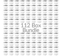 112 x Plastic Storage Boxes 110 Litres Extra Large - Clear & Black Supa Nova by Strata