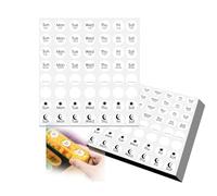1120 Pcs Medicine Instruction Label 1 Inch Morning Noon Evening Bedtime Medication Remider Stickers for Pill Case