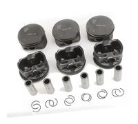 11257506222 11257506252 1Set +0.5 Auto Engine Pistons Rings Set M54 3.0 Compatible For BMW 330i 530i X3 X5 E46 E36 E39 Car Parts