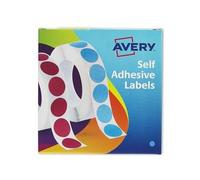 112782 - Avery (8mm) Self Adhesive Circular Label Dispenser (Blue) Pack of 1400 Labels