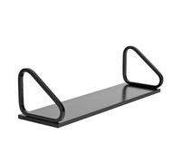 112B Shelf Black Lacquered Birch 90 x 25 cm