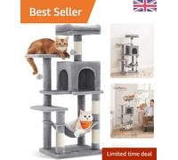 112cm Indoor Cat Tree with Easy Assembly, Ideal for Multiple Cats & Kittens