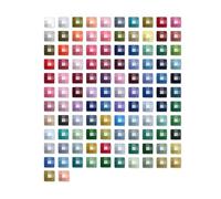113 Colors Diamond Painting Beads 22600 Pieces 5d Square Drills Gem for Diamond Art DIY Art Accessories (Color Codes 150 to 581)