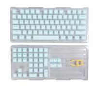 113 Keys PBT Keycaps for Mechanical Keyboard, Original Height Mute Keycaps with Double - Layer Silicone Dampening, Compatible with 61 64 68 72 82 84 87 104 108 Key Layouts (Green)