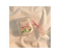 (113-Transparent 1, For airpods 3) Pink Tulip Flowers For Apple AirPods 1 2 Pro Bluetooth Headphone Cover 3rd Generation Silicone Soft Cover Protective Case