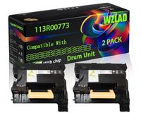 113R00773 Compatible for Xerox Drum Unit with Chip Phaser 3610 WorkCentre 3615 3655 3655i Printers (2-Pack Black)