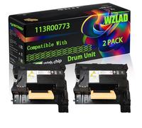 113R00773 Compatible for Xerox Drum Unit with Chip Phaser 3610 WorkCentre 3615 3655 3655i Printers (2-Pack Black)