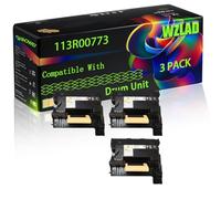 113R00773 Compatible for Xerox Drum Unit with Chip Phaser 3610 WorkCentre 3615 3655 3655i Printers (3 Pack Black)
