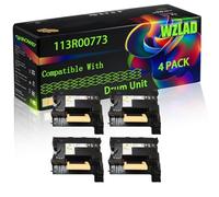113R00773 Compatible for Xerox Drum Unit with Chip Phaser 3610 WorkCentre 3615 3655 3655i Printers (4 Pack Black)