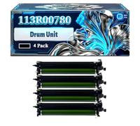 113R00780 Drum Unit Compatible for Xerox VersaLink C7020 C7025T C7025 C7030 Printers, With Chip Large Capacity 90000 Pages (4 Pack Black)