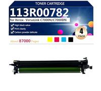113R00782 Drum Unit Replacement with Chip for Xerox VersaLink C7000N C7000DN Printer【Volume di Stampa Elevato】,BCMY-1 set