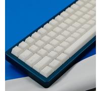 114 Keys Doubleshot White Translucent Keycaps Cherry Profile Custom Keycap Set Fit for Cherry Mx Gateron Switches Mechanical Keyboard