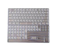 114 Keys Transparent PC Key Cap Set Original Height Keycaps 61 87 98 104 108 Keys Mechanical Keyboard