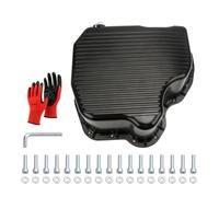 114052020 Engine Oil Pan Compatible with 2001-2010 Chevy GMC 6.6L Duramax Diesel Black
