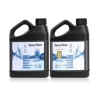 1140ml Epoxy Resin Kit - Crystal Clear Resin and Hardener Resin Epoxy kit,No Yellowing, No Bubbles Casting with Mixing Sticks and Cups, Best for Beginners and PRO DIY, Crafts, Easy Mix 1:1 Ratio