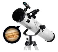 114mm Caliber Reflection Telescope, Telescopes for Astronomy,Telescope with Adjustable Tripod and 5x24 Finder,The Best Astronomy Gift,for Beginner,Adult and Kids, good
