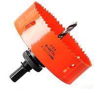 114mm Multi Hole Saw for Wood Cutting, Extra Solid HSS Bi-Metal Drill Bit Circle Cutter for Drywall, Plywood, Fiberboard and Pipe Vent