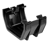 114mm Square Line Union Bracket Black, 1 in Pack