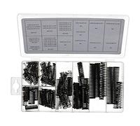 114pc Compression Spring Extension Tension Extended Springs Coil Black Finish