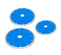 115/125/150mm Diamond Cutting Blade, Turbo Continuous Rim Segmented Cutting Disc Saw Blades, Diamond Cutting Disc for Angle Grinder Stone Brick Concrete Brick Masonry (Blue)