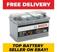 Bosch S5A11 S5 A11 Start Stop AGM Car Battery 12V 80Ah Type 115 5 YEAR WARRANTY