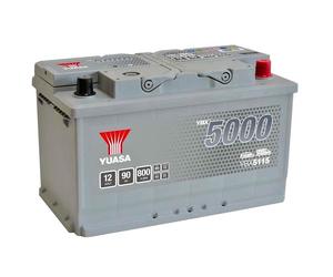 115 Car Battery Yuasa YBX5115 12V 90Ah 800CA 5y Warranty - Fits BMW 1,3,5 Series