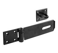 115 mm 4 1/2 inch Epoxy Black Safety Hasp and Staple