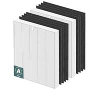 115115 HEPA Replacement Filter A for Winix Plasmawave Air Purifier C535 5300 5300-2 6300 6300-2 P300 AM90 C909 9800,2 x True HEPA Size 21 Filters + 8 x Carbon Pre-Filters
