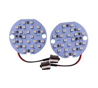 1156 Amber LED Turn Signals Light Inserts Compatible With Harley Ultra Classic Heritage Softail Touring Road King Electra Road Glide