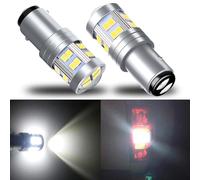 1157 Bay15D P21/5w LED Bulb, DC12V-24V 6W With Projector Super Bright 6000K, For Car Brake Lights, Parking Tail, Stop Light, Reverse Lights. (Pack Of 2)