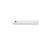 1159523 Brennenstuhl Extension Skt 6 Way White 1.5M Eco-Line