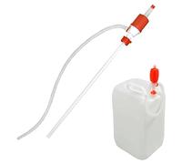115cm Large Syphon Pump - Heavy Duty Manual Liquid Transfer Syphon Pump for Fuel, Water, Oil